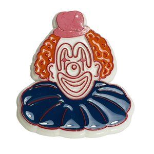 Vintage Pocket Pals Clip 1985 USA BRITE CLOWN Toy